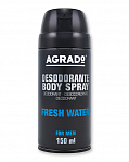 AGRADO dezodorants-sprejs vīriešiem FRESH WATER, 150ml